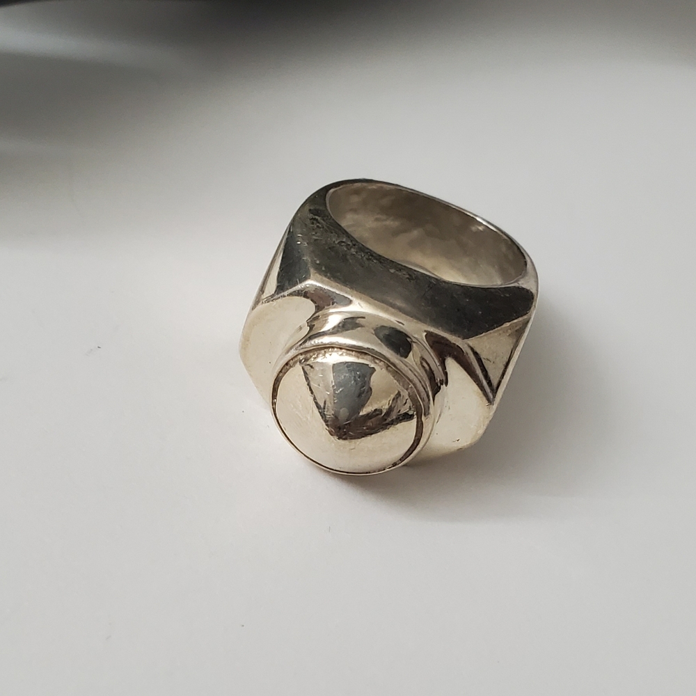 Sterling Silver 925 Pointer Ring - image 2